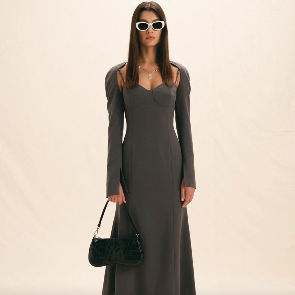 JW PEI Women's Eva Shoulder Handbag - Black Croc